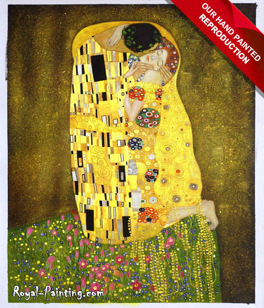 Gustav Klimt Kiss : Custom Painting